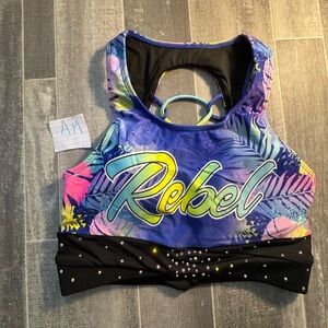 Rebel Athletic Bomber Jacket and sports bra set